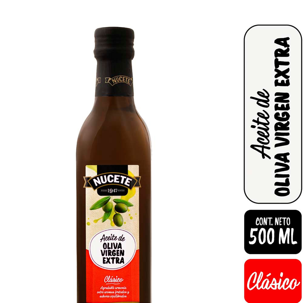 Aceite de Oliva Virgen Extra Clásico 500 Ml Nucete