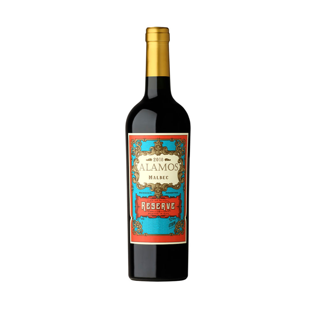 Vino Tinto Malbec 750 Cc Alamos