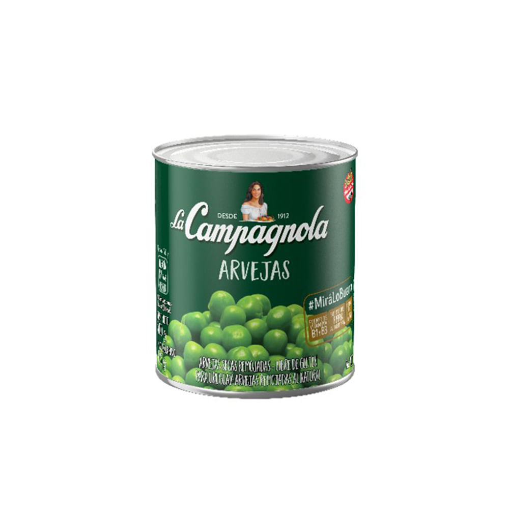 Arvejas Secas Remojadas 195 Grs La Campagnola