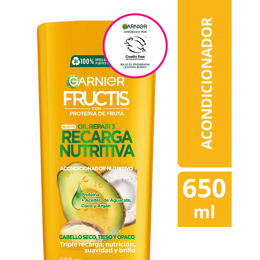 Acondicionador Recarga Nutritiva 650 Ml Fructis