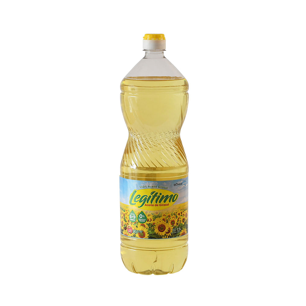 Aceite de Girasol 1.5 Lts Legitimo