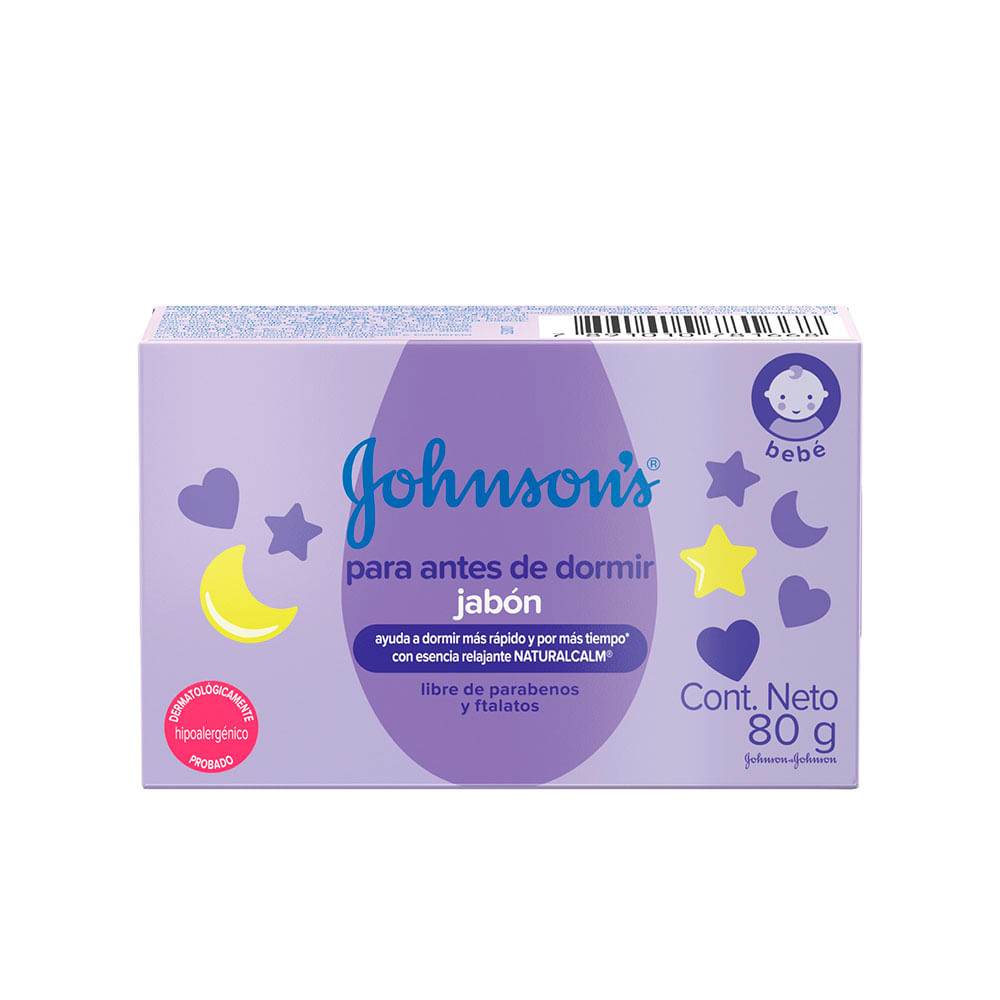 Jabón de Tocador Dulces Sueños 80 Grs Johnson's Baby