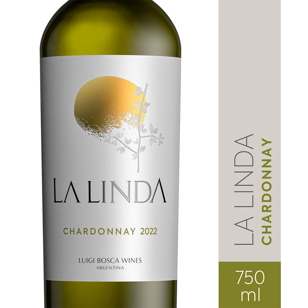 Vino Blanco Chardonnay 750 Cc La Linda