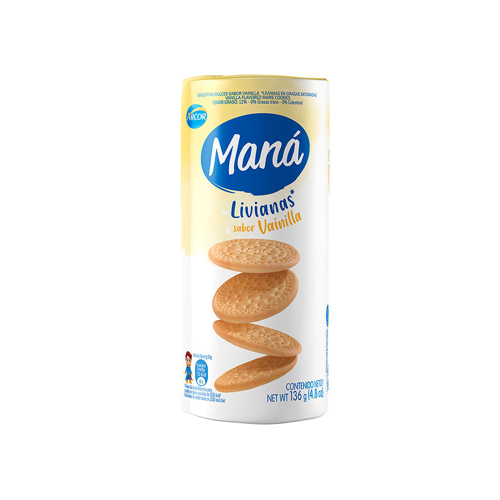 Galletitas Mana Vainilla 136g