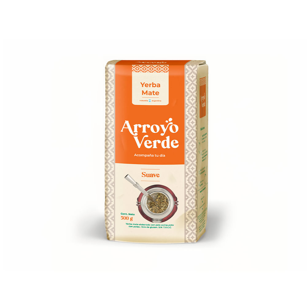 Yerba Mate Compuesta Suave con Poleo 500 Grs Arroyo Verde