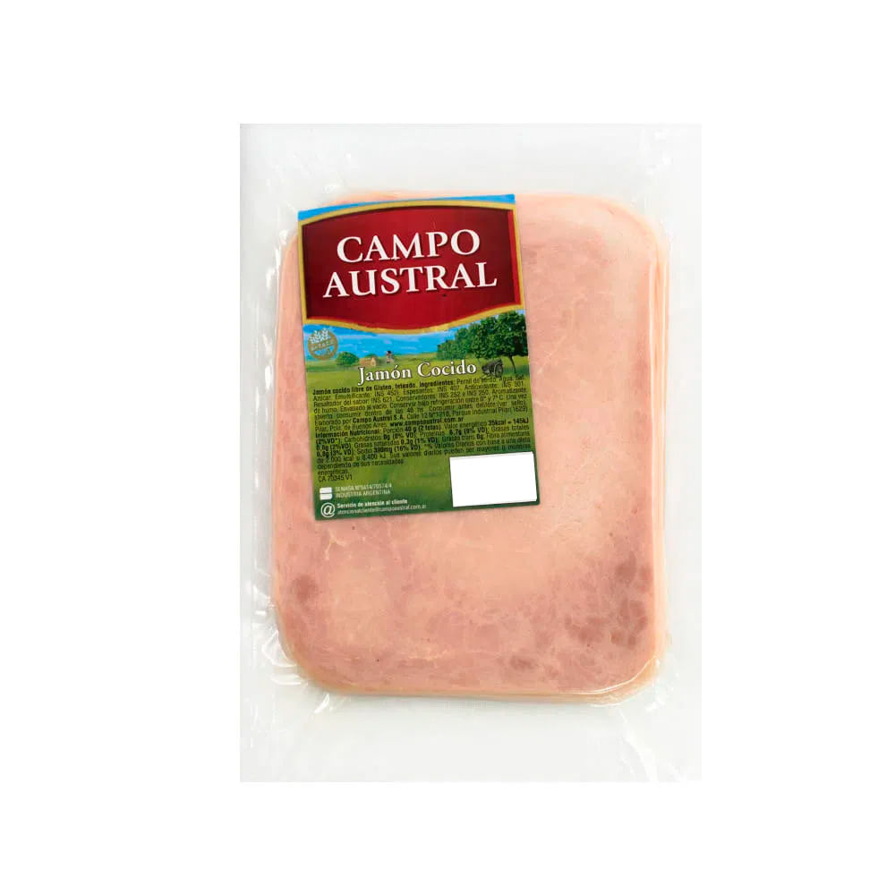 Jamón Cocido Campo Austral
