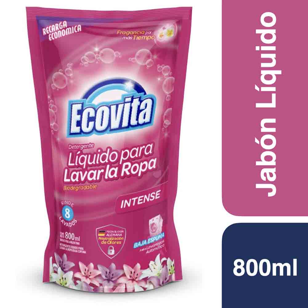 Detergente para Ropa Líquido Intense 800 Ml Ecovita