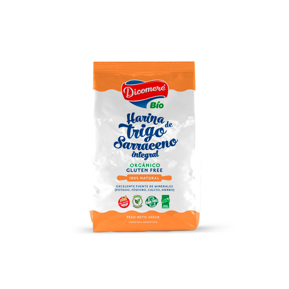 Harina de Trigo Sarraceno Integral 450 Grs Dicomere