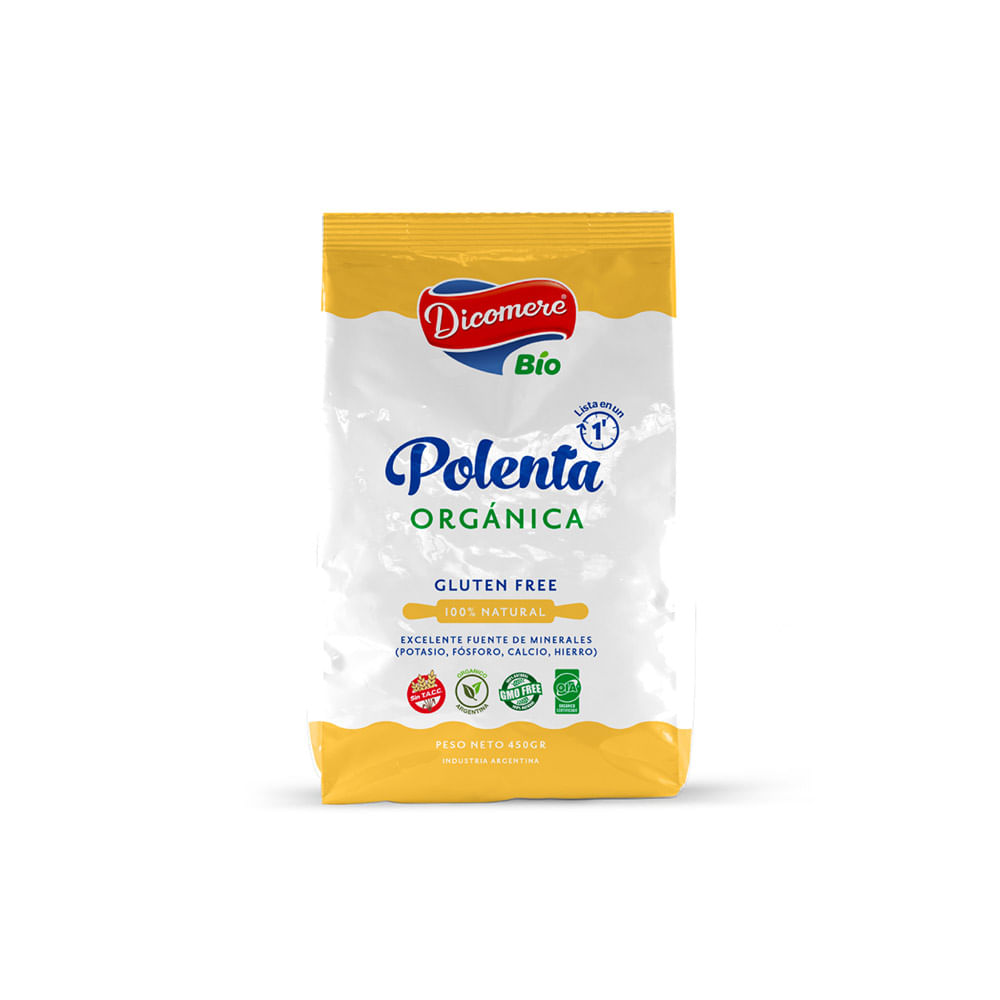 Polenta Orgánica 450 Grs Dicomere
