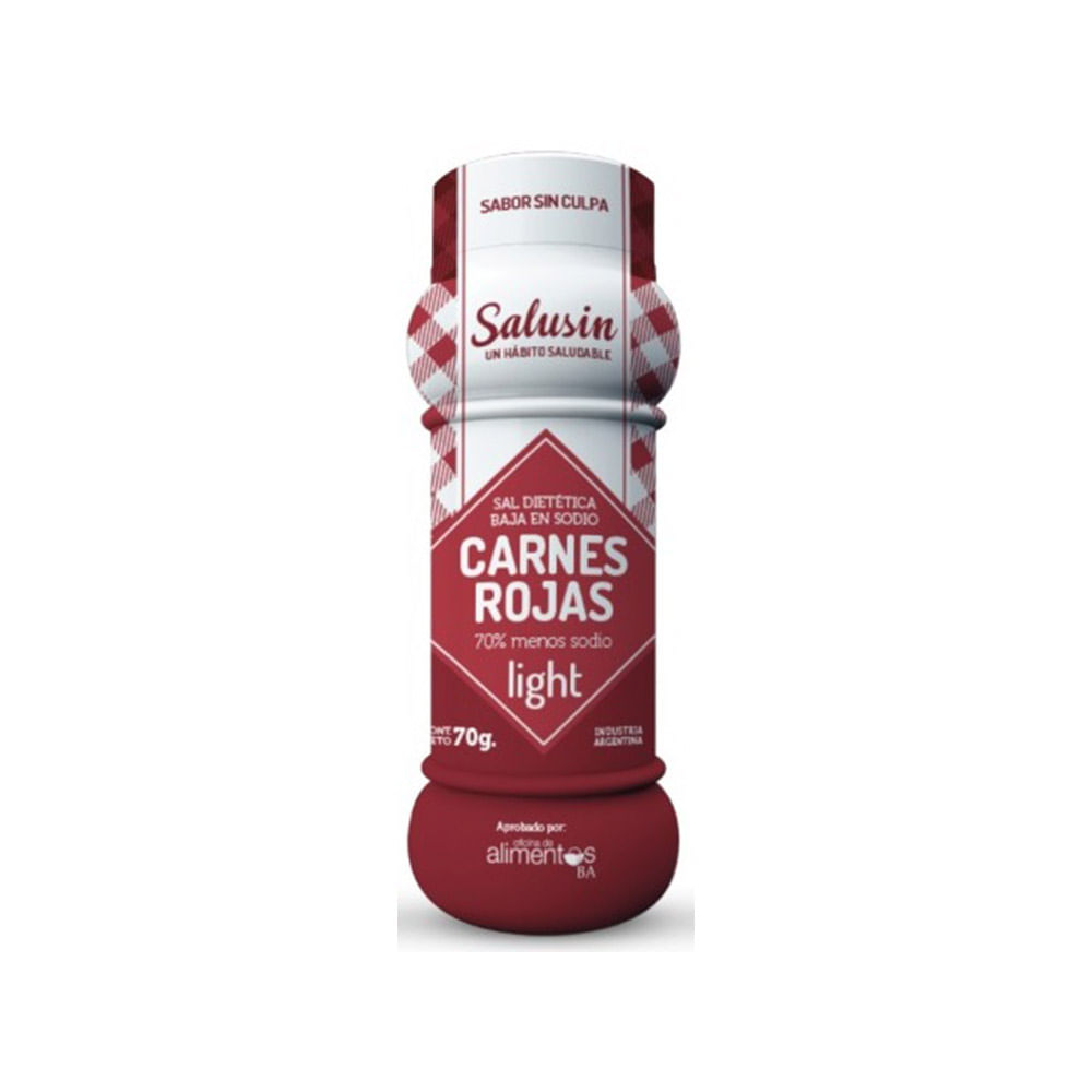 Sal Diet Sabor Carnes Rojas 70 Grs Salusin