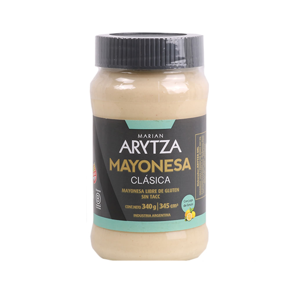 Mayonesa Clásica 340 Grs Arytza