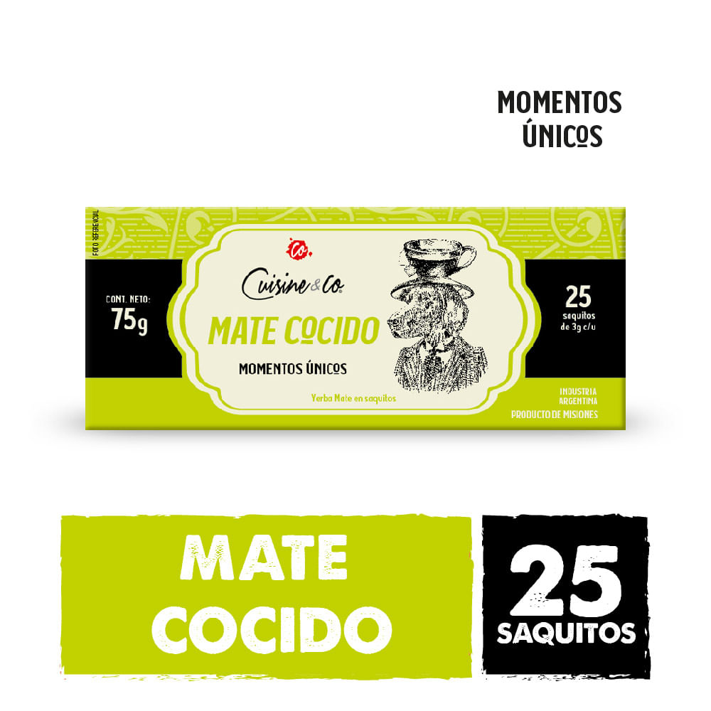 Mate Cocido 75 Grs x 25 Un Cuisine y Co