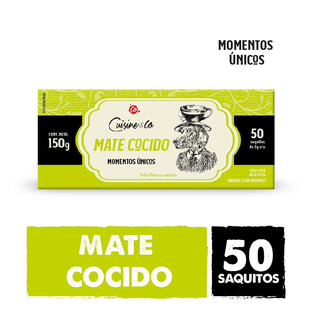 Mate Cocido 150 Grs x 50 Un Cuisine y Co