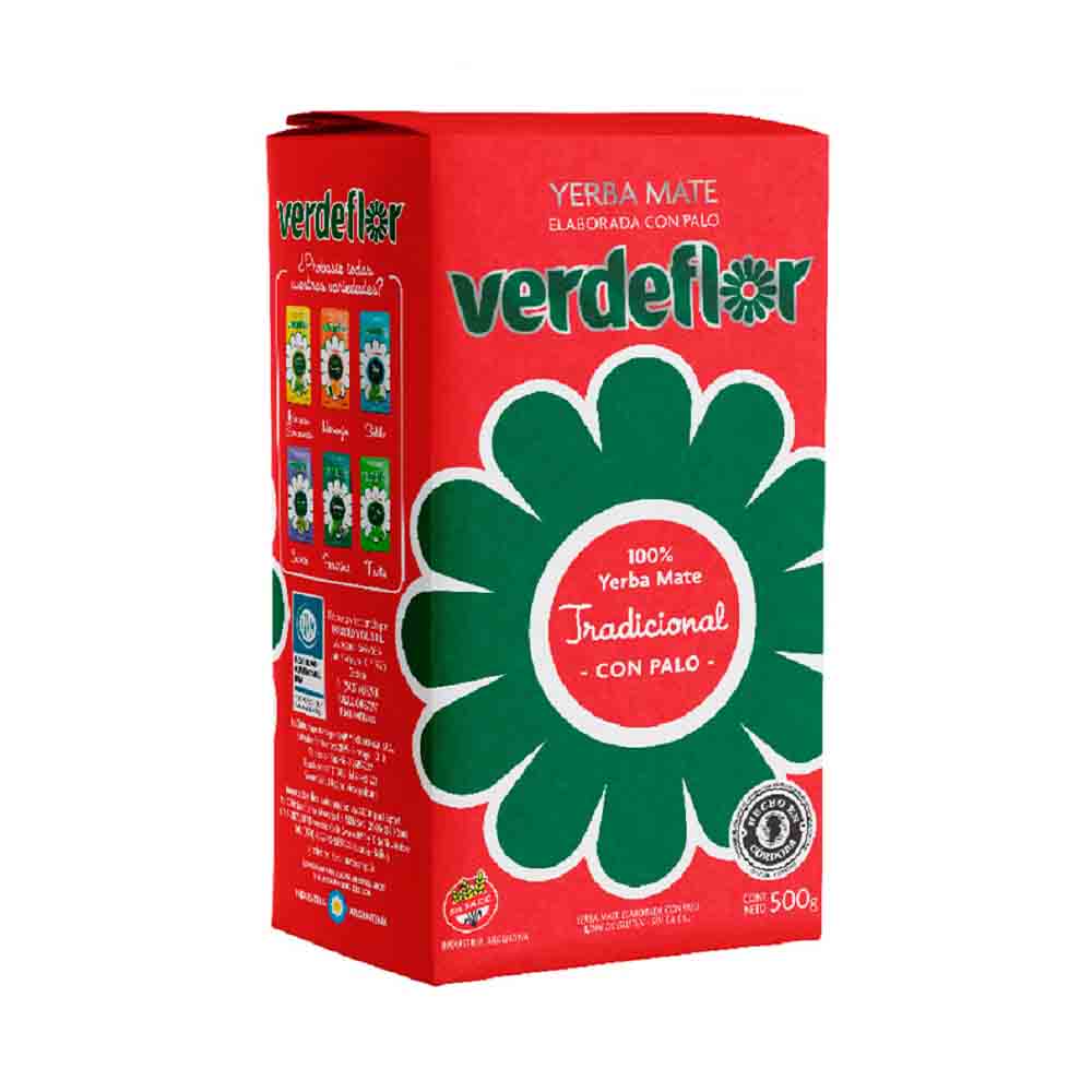 Yerba Mate Tradicional con Palo 500 Grs Verdeflor