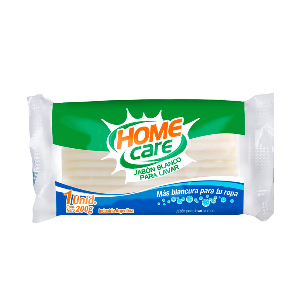 Jabón en Pan Blanco 200 Grs Home Care