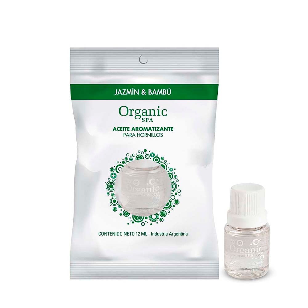 Aromatizante Aceite Jazmín y Bambú 12 Ml Organic Spa