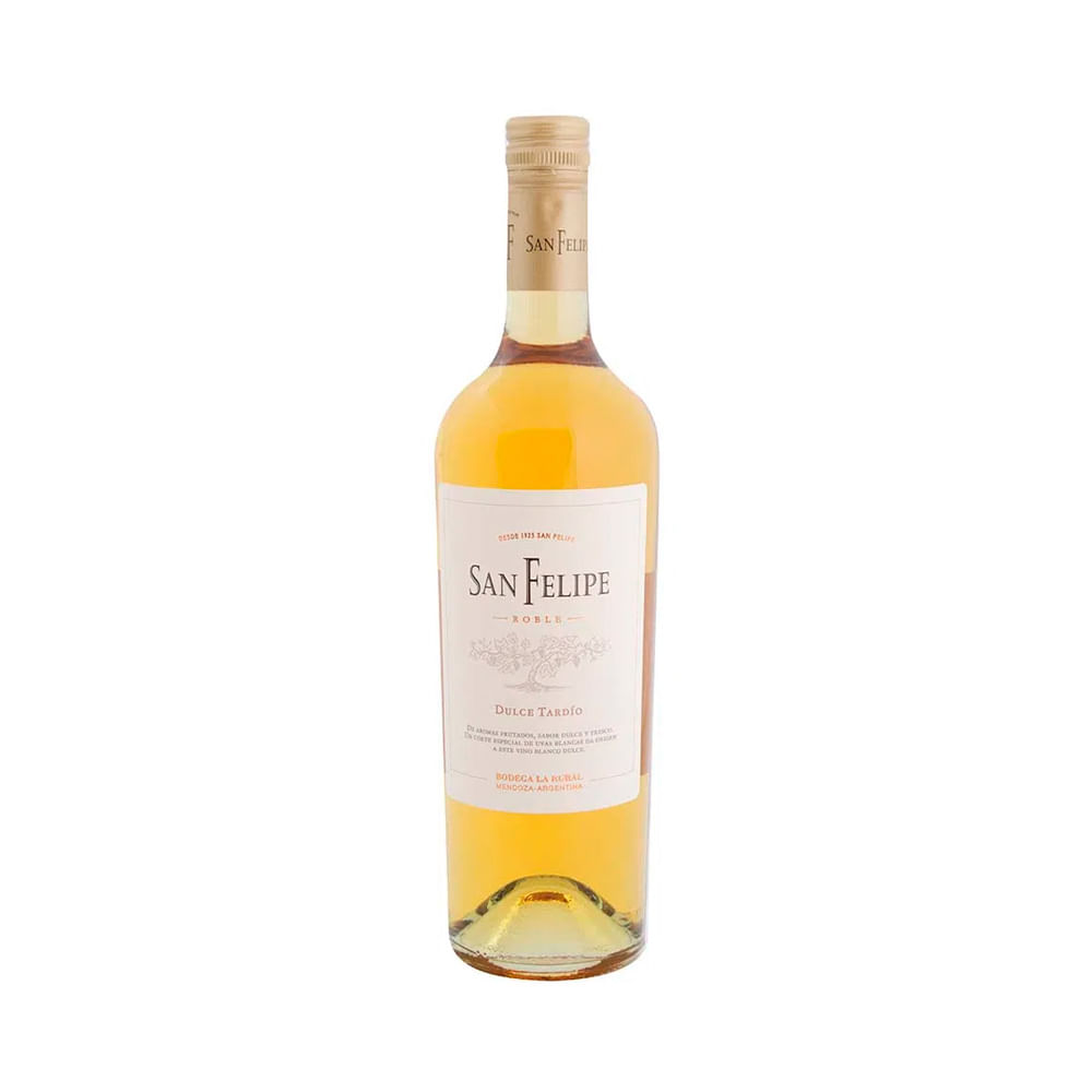 Vino Blanco Dulce Tardío 750 Cc San Felipe