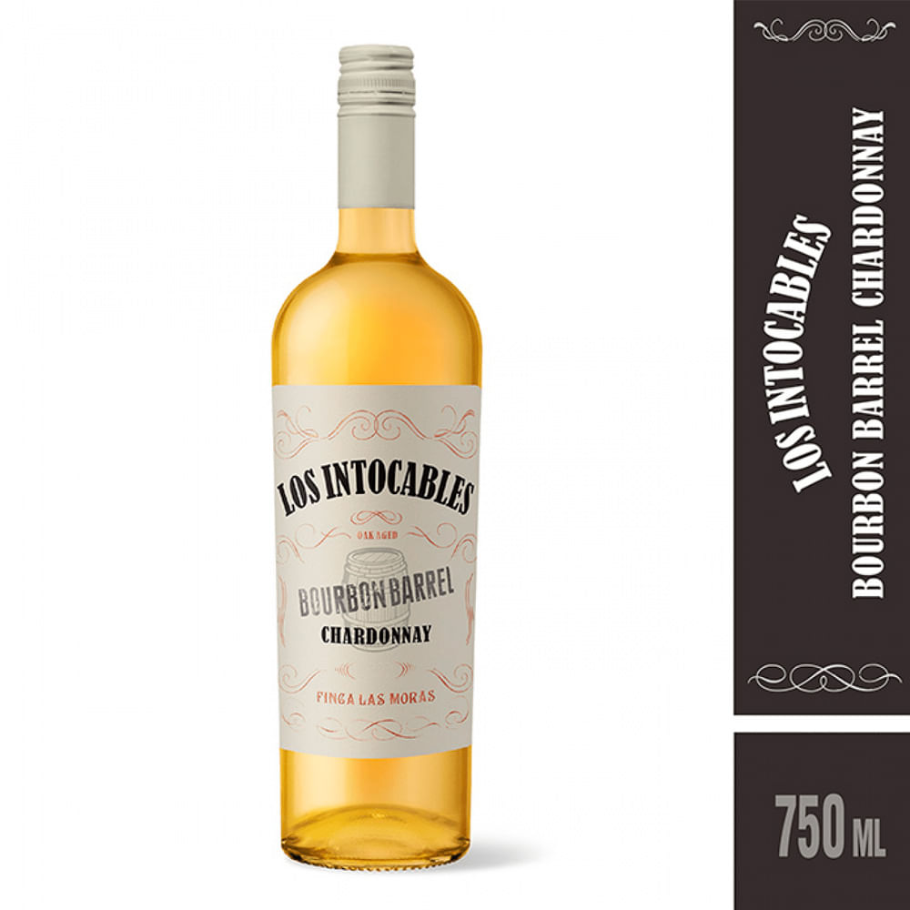 Vino Blanco Chardonnay 750 Ml Los Intocables