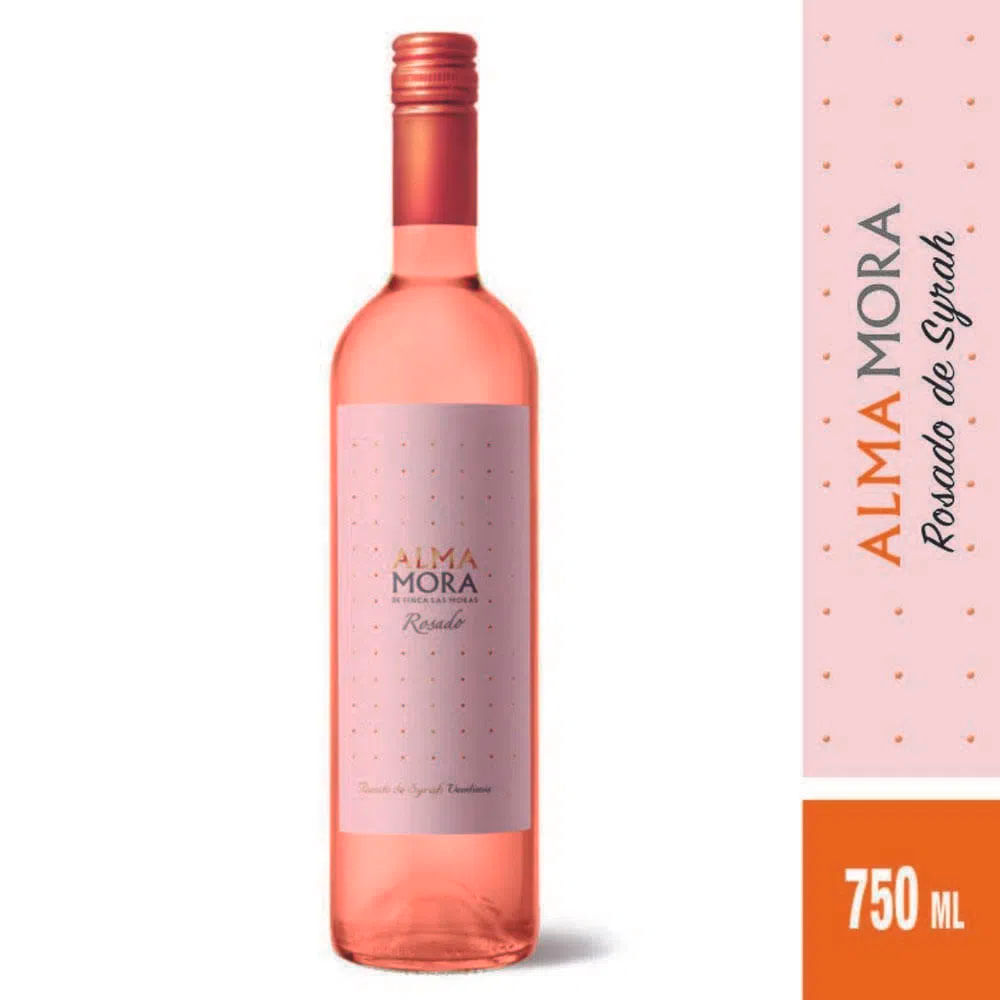 Vino Rosado Syrah 750 Cc Alma Mora