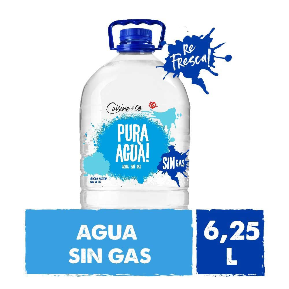 Agua Sin Gas 6.25 Lts Cuisine & Co