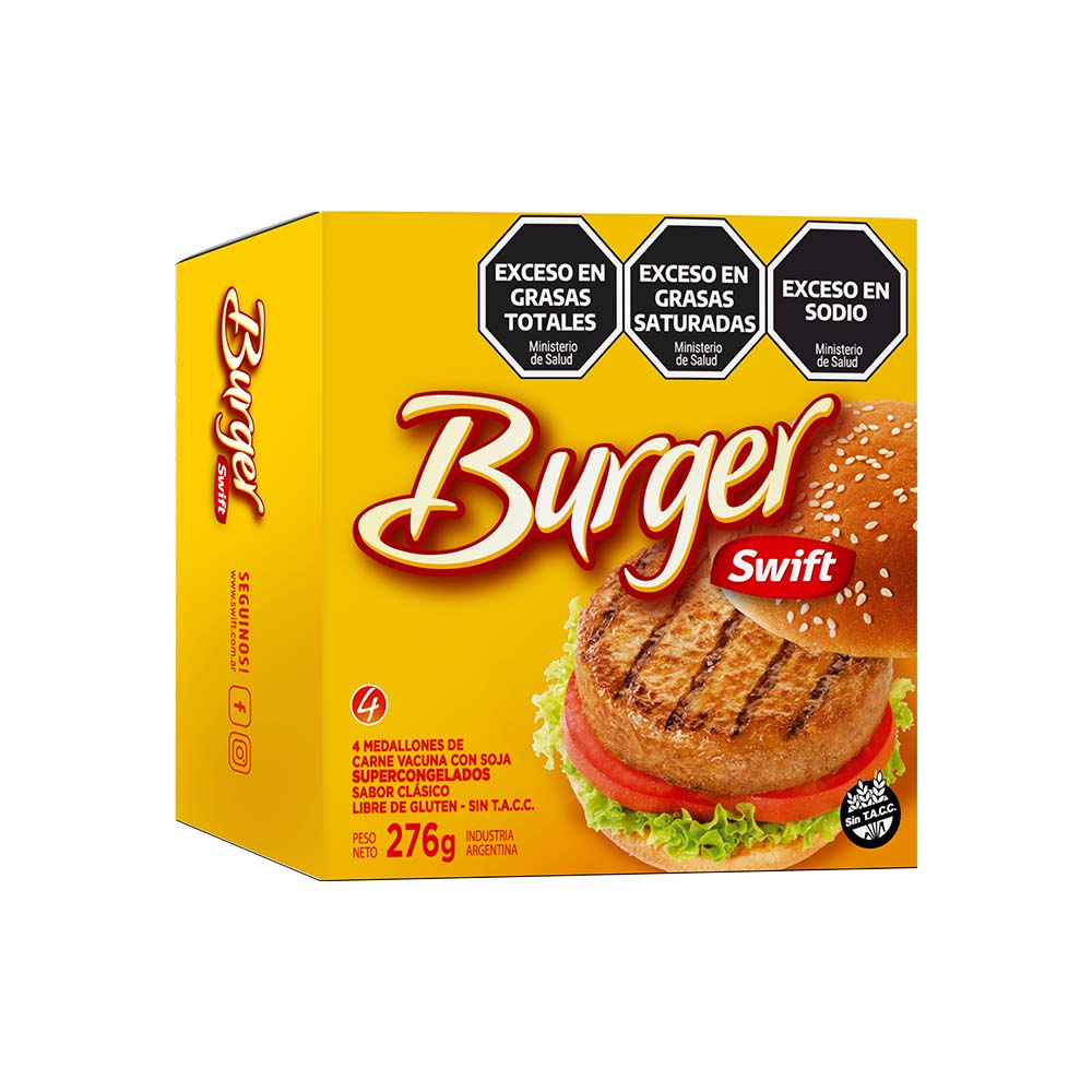 Medallones de Carne Común x 4 Un 276 Grs Swift