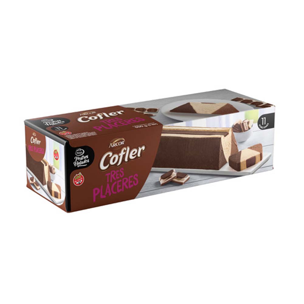 Postre Helado Tres Placeres 637 Gr Coffler