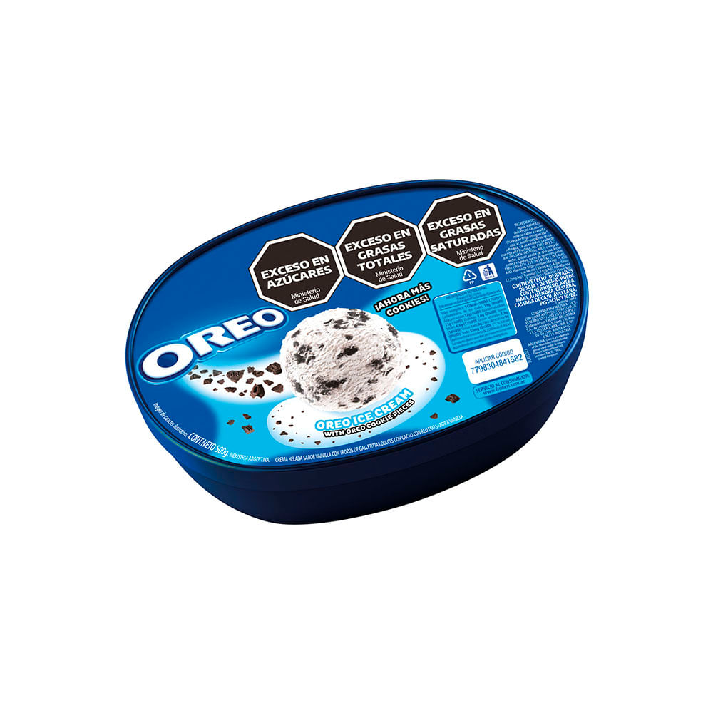 Helado Sabor Oreo 500 Grs Oreo