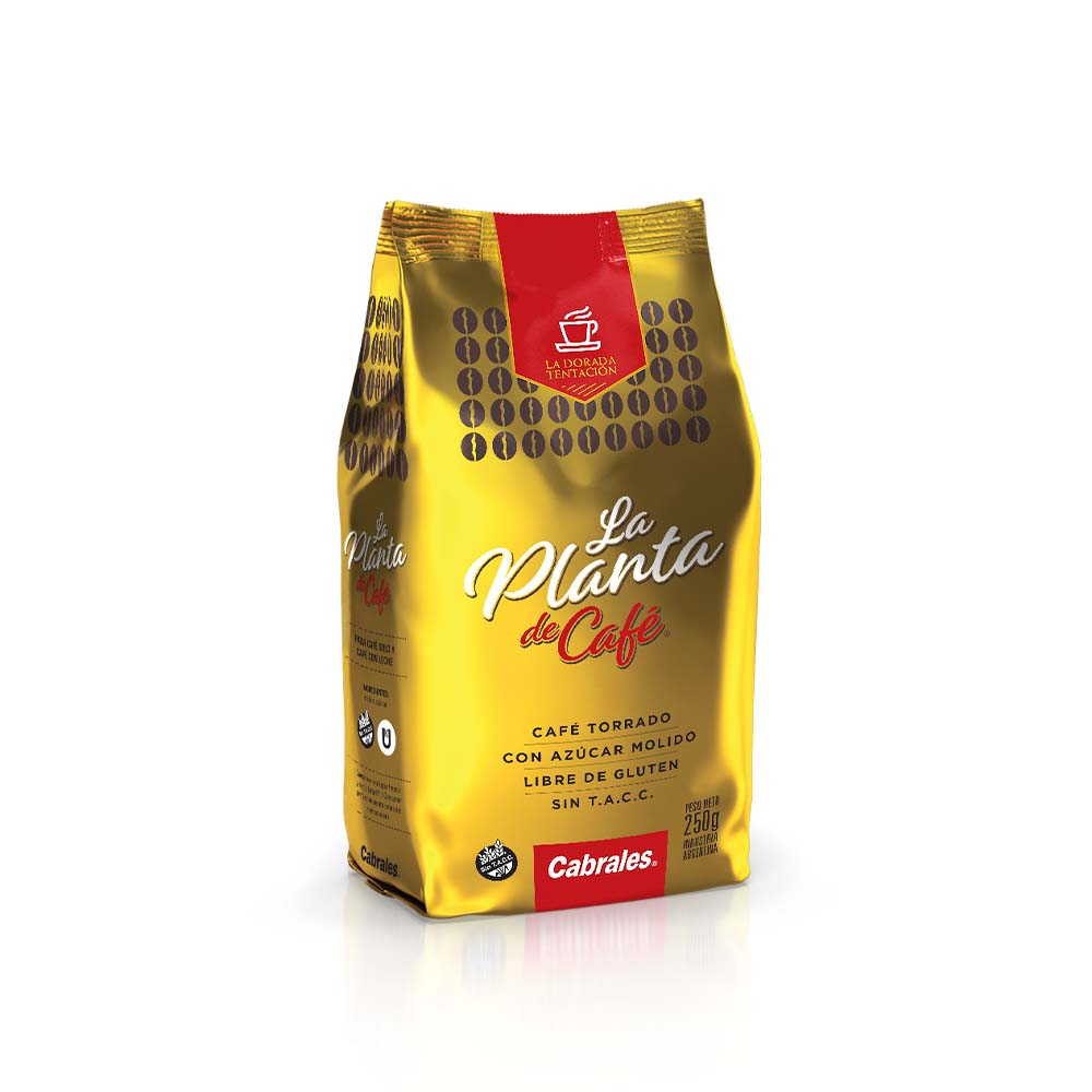 Café Molido Torrado con Azúcar 250 Grs La Planta de Café