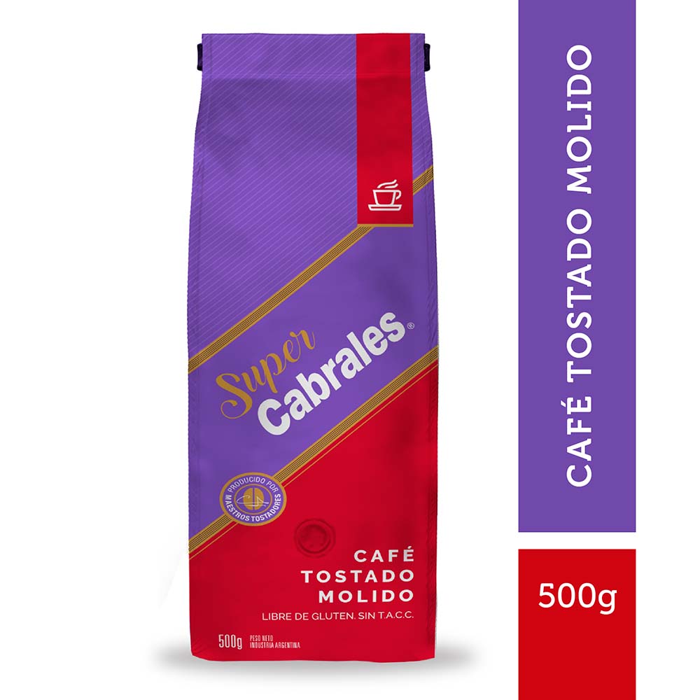Café Tostado Molido 500 Grs Super Cabrales