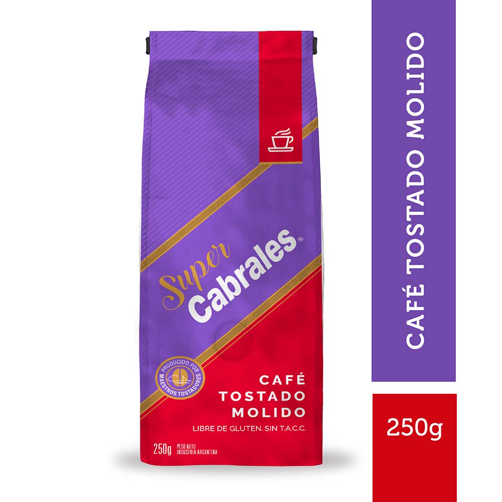 Café Tostado Molido Super 250 Grs Cabrales