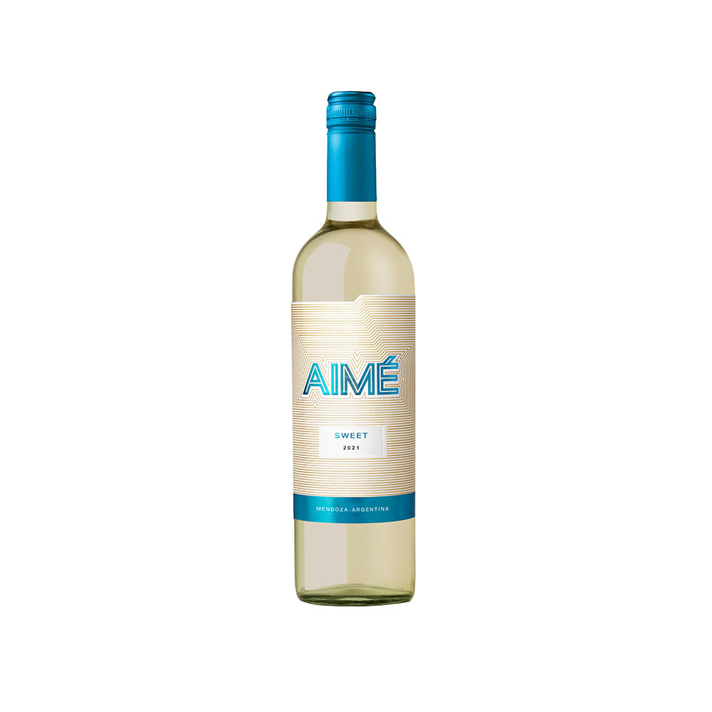 Vino Blanco Moscatel Dulce 750 Ml Aimé
