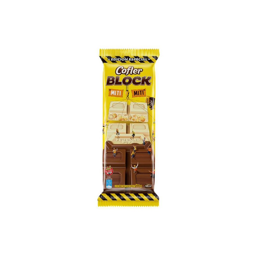 Chocolate Block Miti Miti 170 Grs Cofler