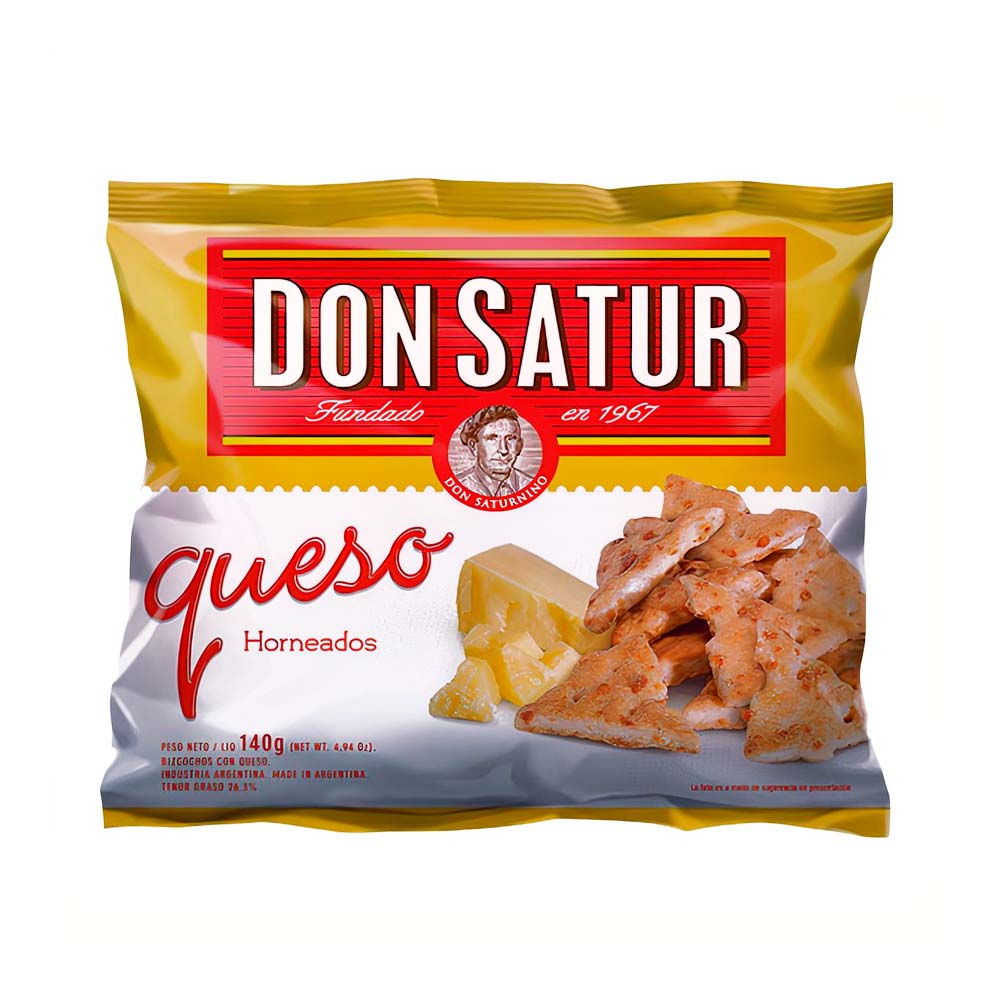 Bizcochos Sabor Queso 140 Grs Don Satur