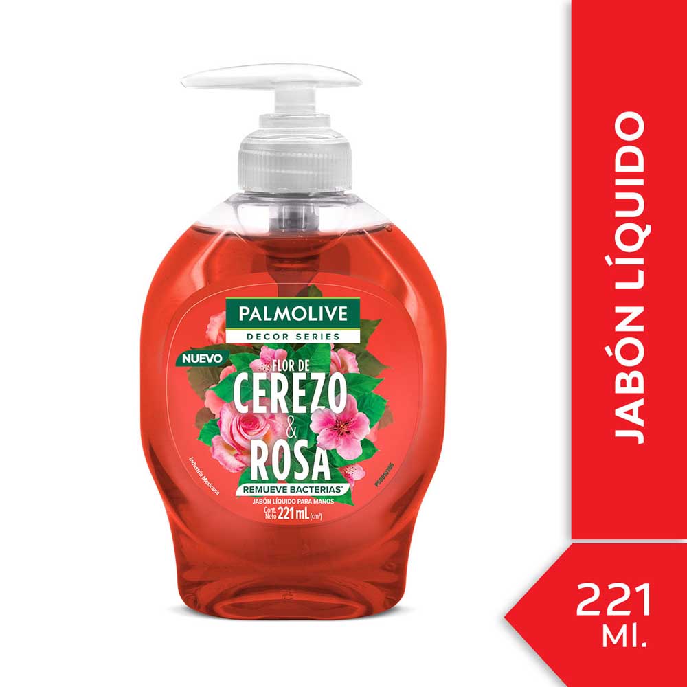 Jabón Líquido Decor Series Flor de Cerezo y Rosa 221 Ml Palmolive