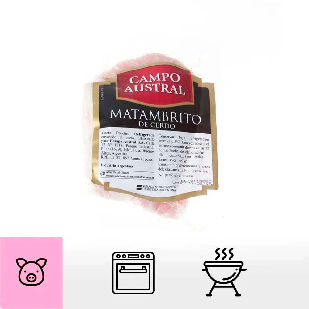 Matambrito De Cerdo - Campo Austral