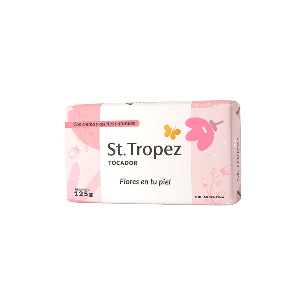 Jabón de Tocador Flores en tu Piel 125 Grs St Tropez