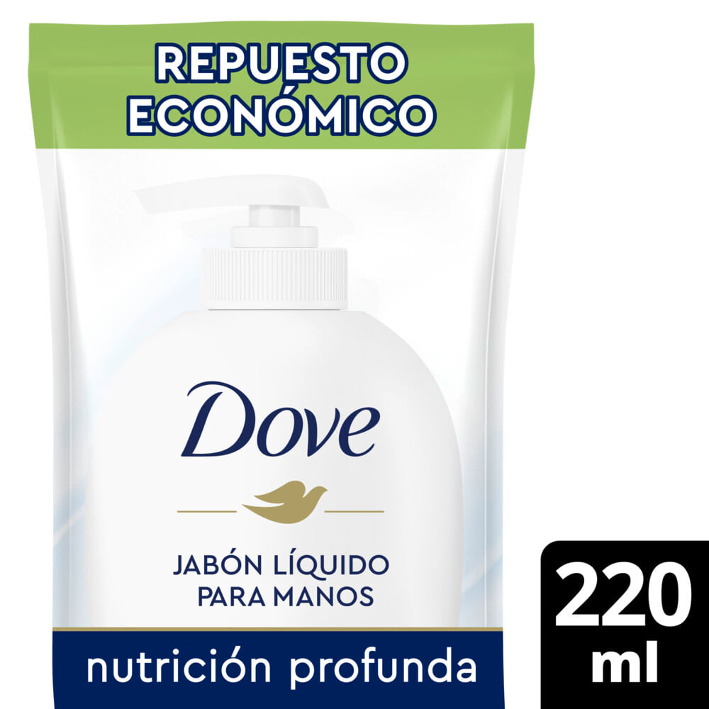 Jabón Líquido para Manos Nutrición Profunda 220 Ml Dove