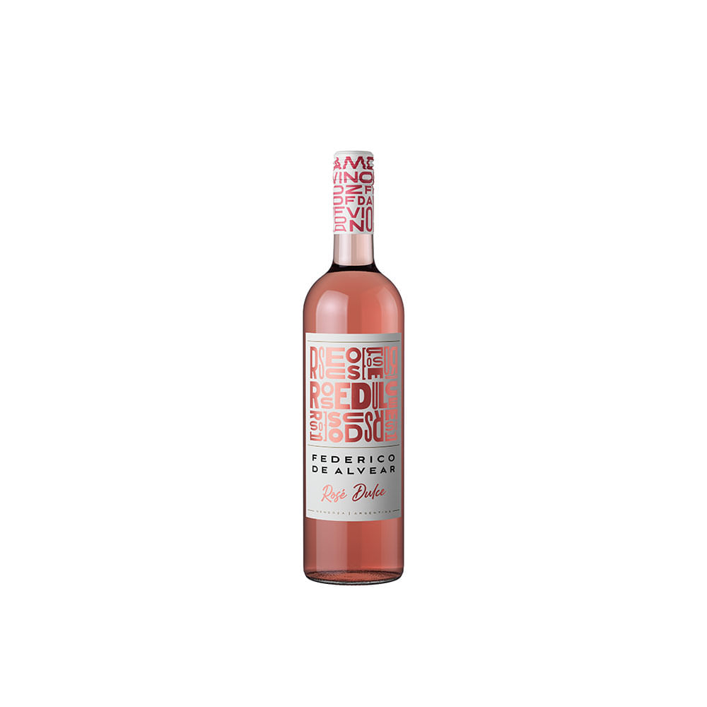 Vino Rosado Dulce 750 Cc Federico de Alvear