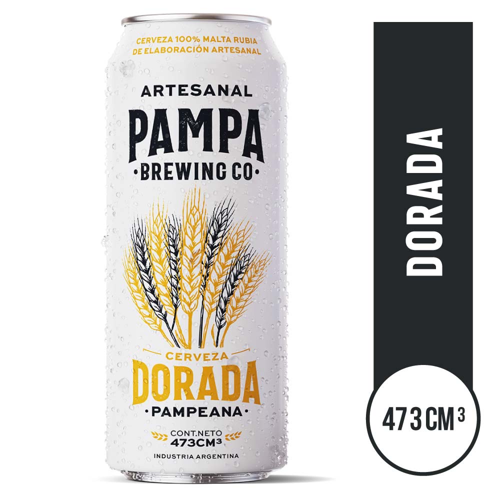 Cerveza Golden Ale 473 Cc Pampa Brewing