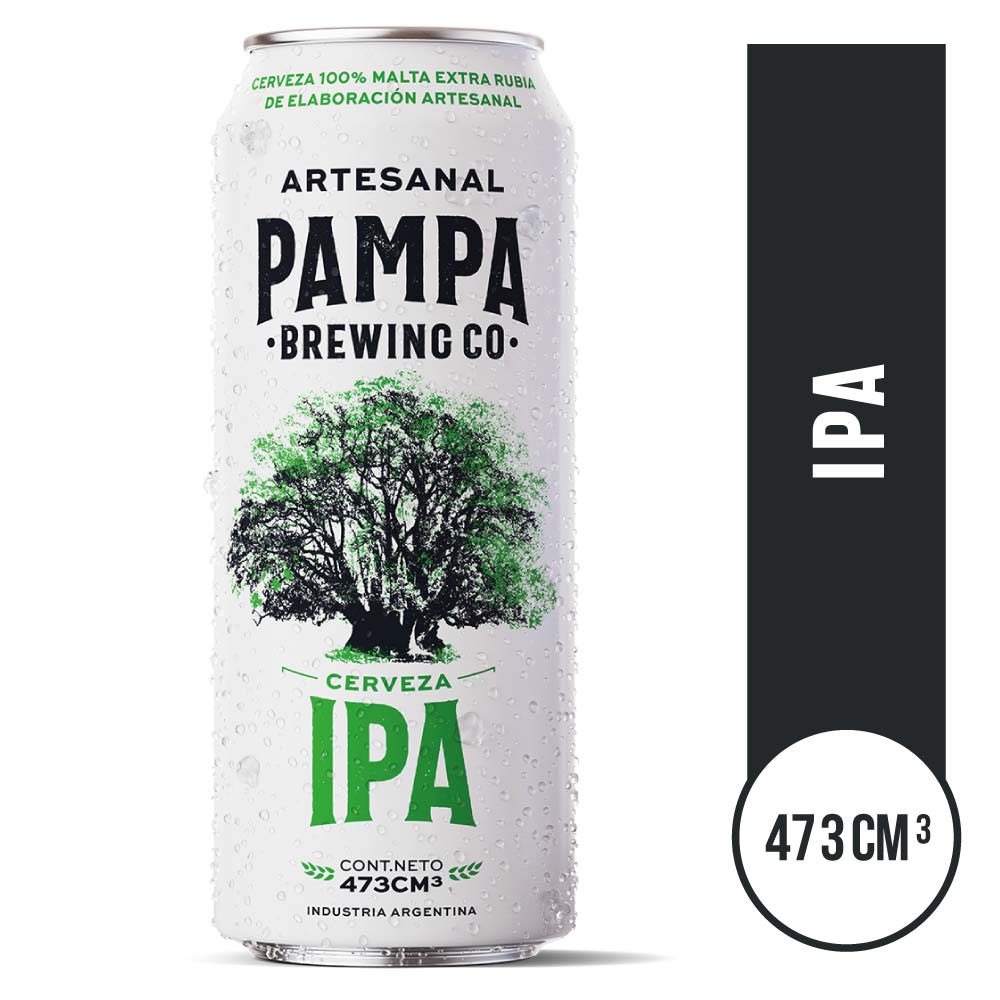 Cerveza IPA 473 Cc Pampa Brewing