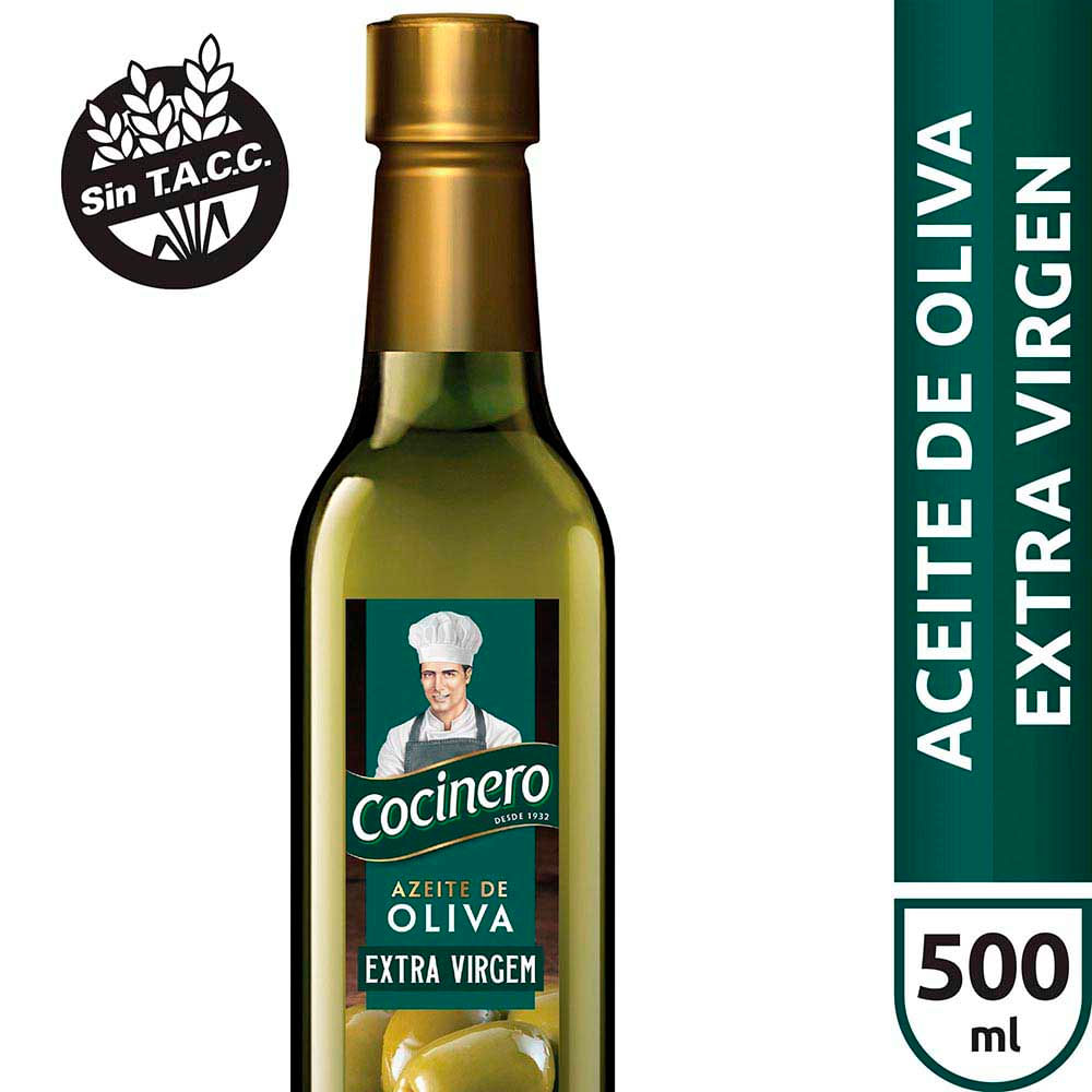 Aceite de Oliva Extra Virgen 500 Ml Cocinero