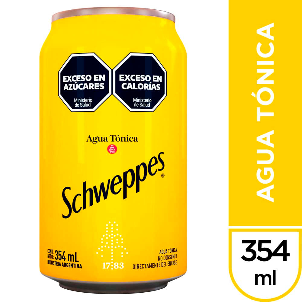 Gaseosa Agua Tónica 354 Ml Schweppes