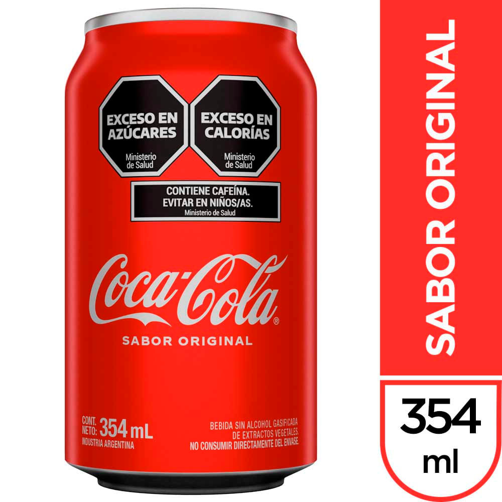 Gaseosa Sabor Original 354 Ml Coca Cola