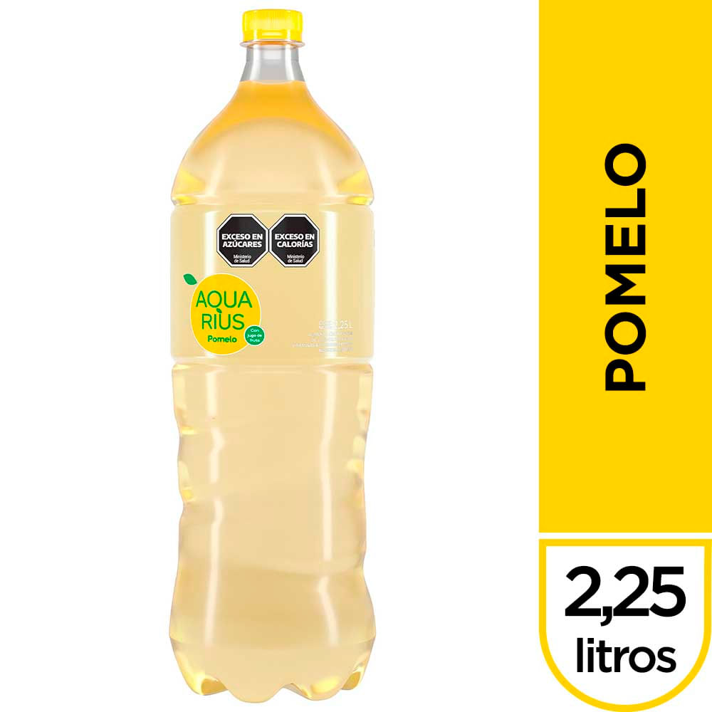 Agua Saborizada Sabor Pomelo 2.25 Lts Aquarius