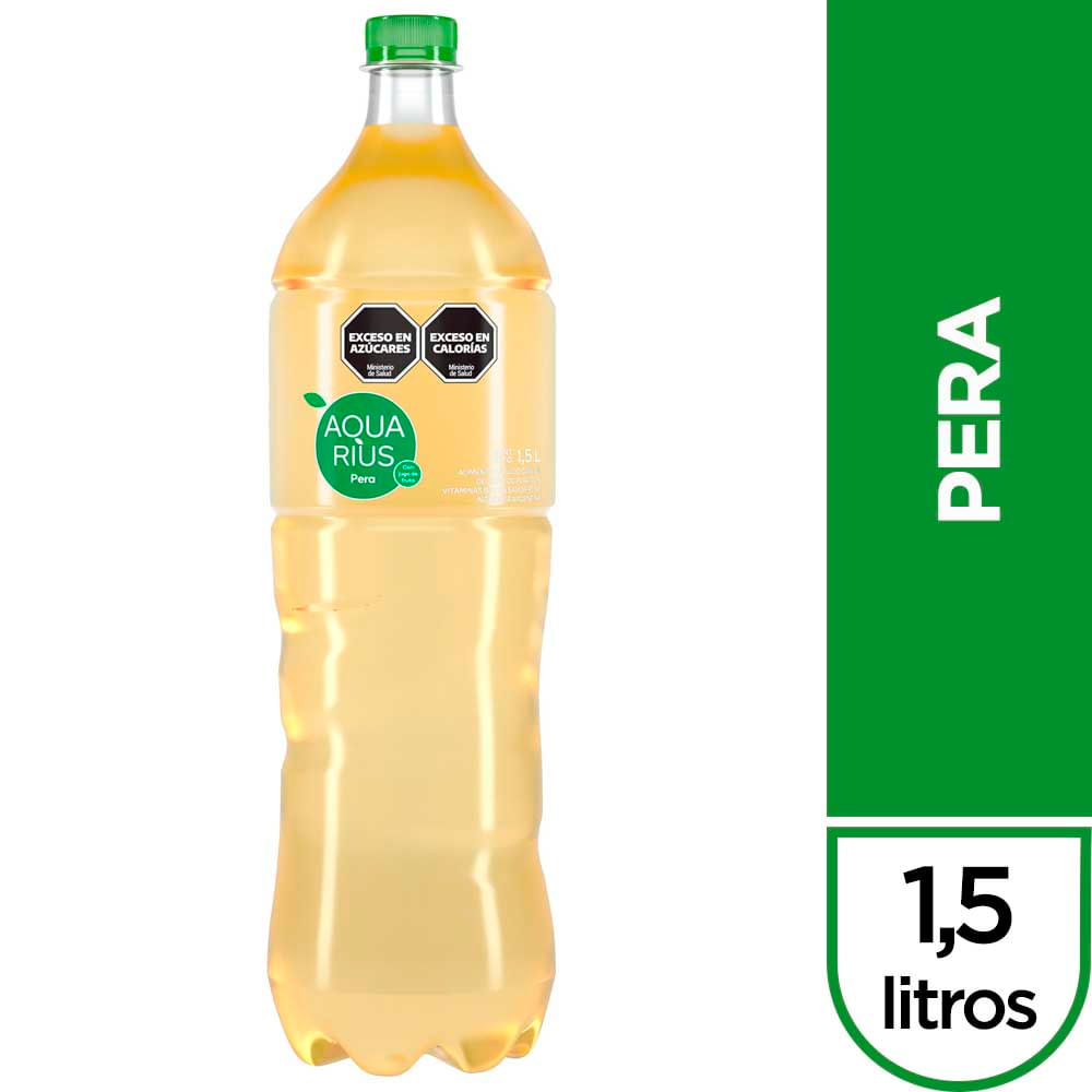 Agua Saborizada Sabor Pera 1.5 Lts Aquarius