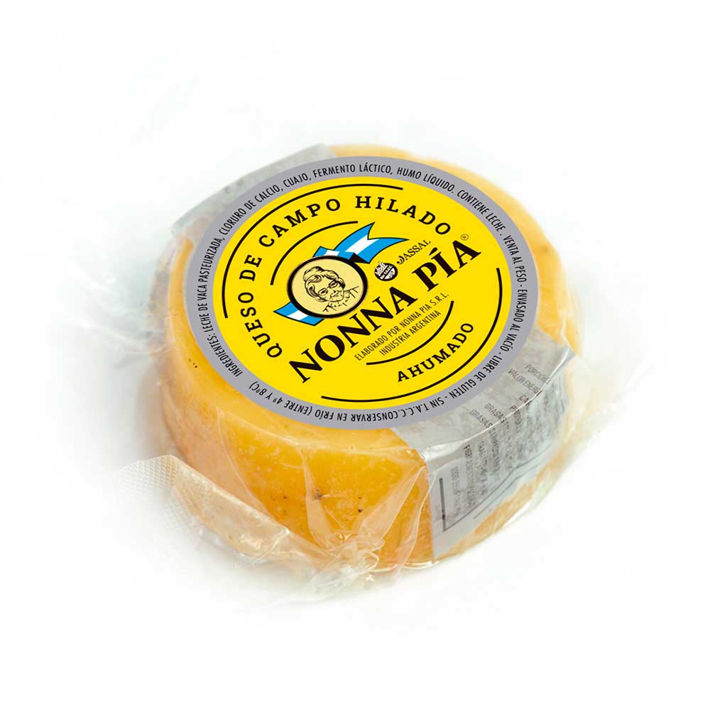 Queso de Campo Hilado Sabor Ahumado x 210 Gr Nonna Pia