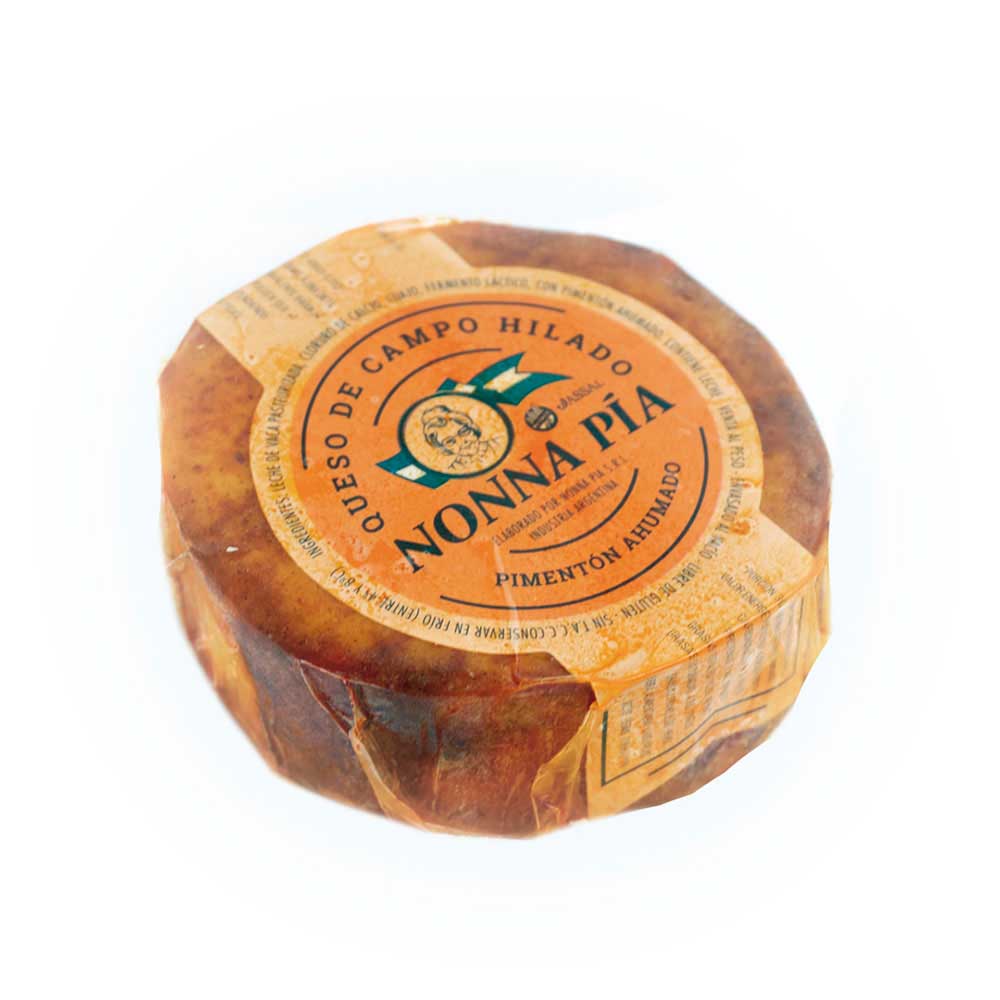 Queso de campo hilado artesanal sabor pimentón ahumado x 0.210 Kg Nonna Pia