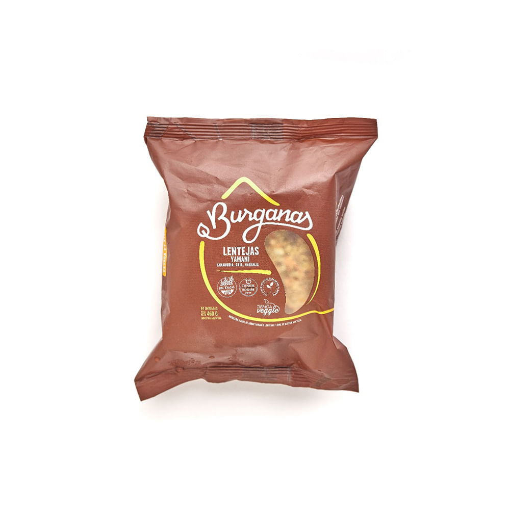 Medallones de Verduras sabor Lenteja y Yamani 460 Grs Burganas