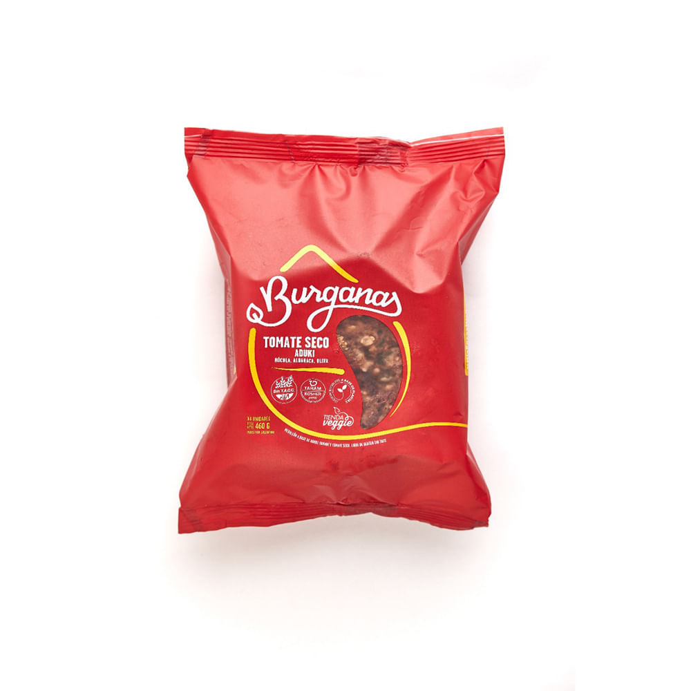 Medallones de Verduras Sabor Tomate Seco y Aduki 460 Grs x 4 Un Burganas