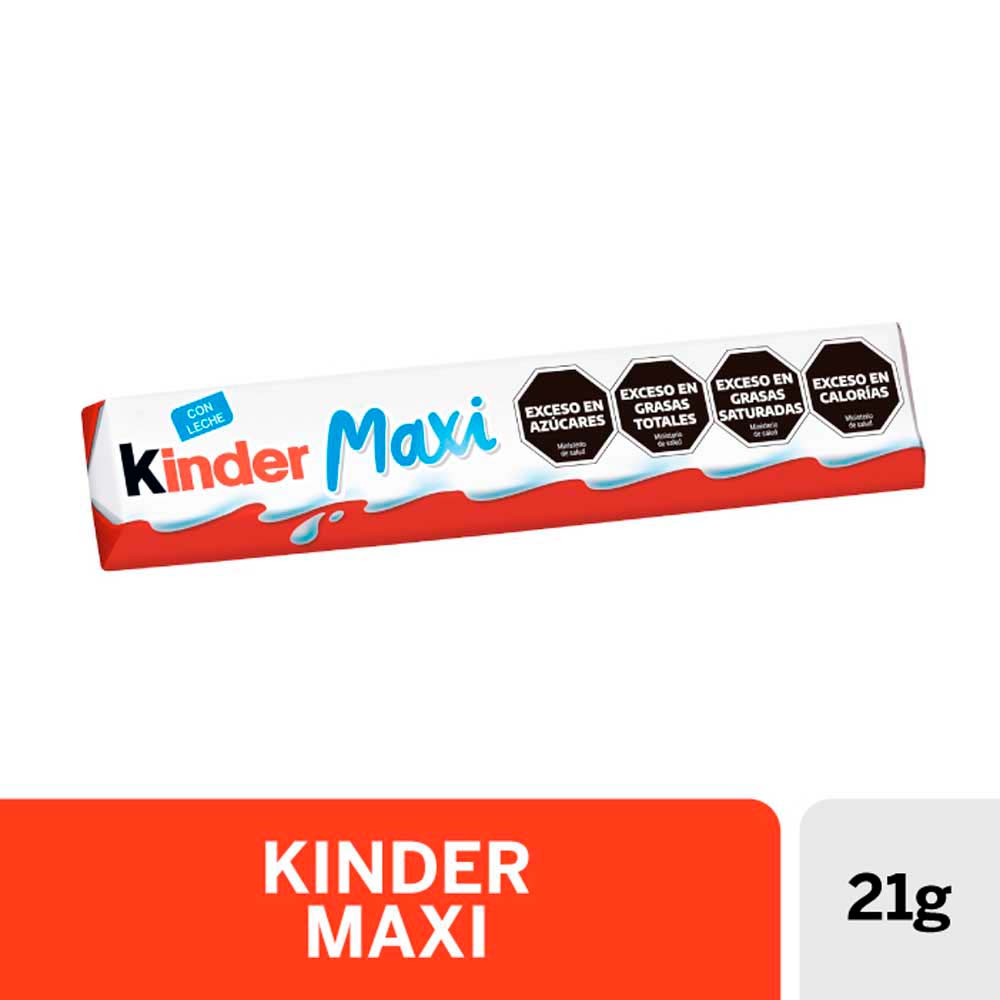 Chocolate Sabor Leche 21 Grs Kinder